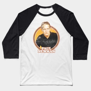 Paul Newman / Retro Aesthetic Fan Art Design Baseball T-Shirt